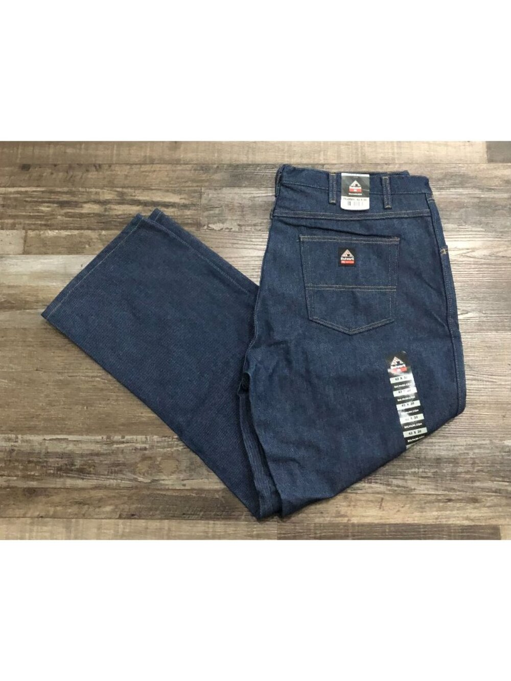 Bulwark FR Fire Resistant Mens 42x30 Dark Wash Blue Jeans New with Tags